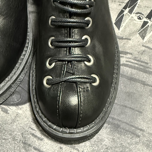 JOHN FLUVOG SLACKER VAGABOND LACE UP CORSET TOE MID CALF BOOTS SZ 8 LIKE NEW - Picture 12 of 16